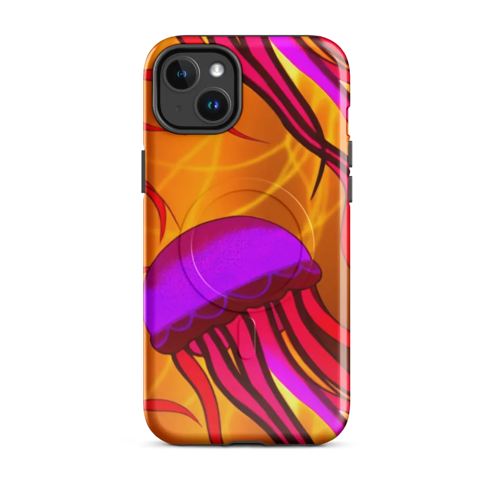 Violet Current on MagSafe Tough Case for iPhone® — Front