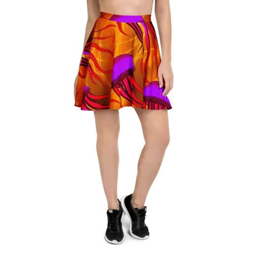 Violet Current on a Skater Skirt