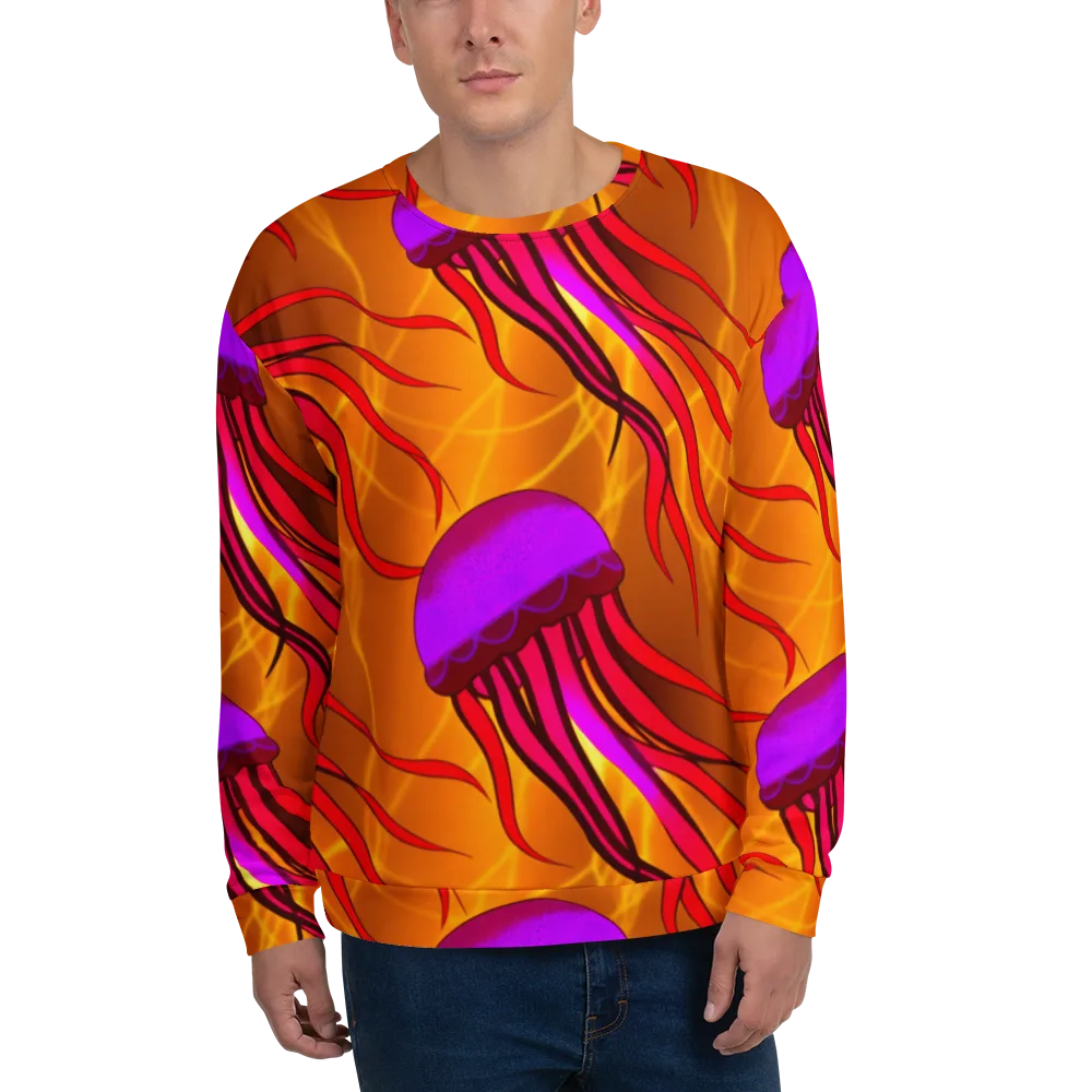 Violet Current on Sweatshirt — Front
