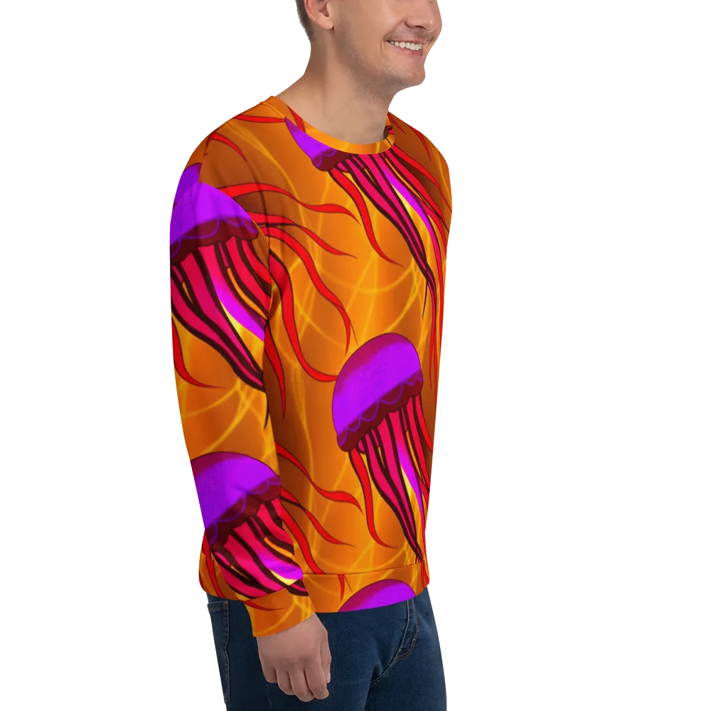 Violet Current on Sweatshirt — Right Front