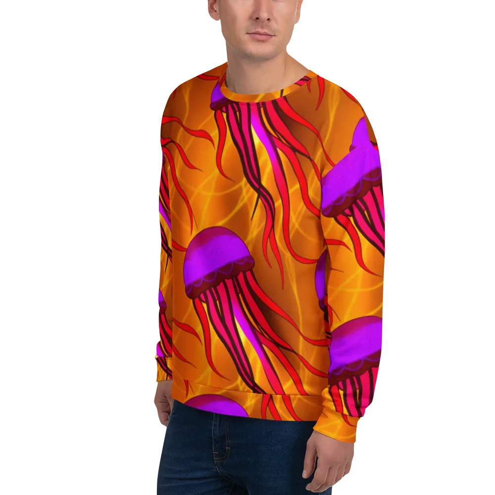Violet Current on Sweatshirt — Left Front