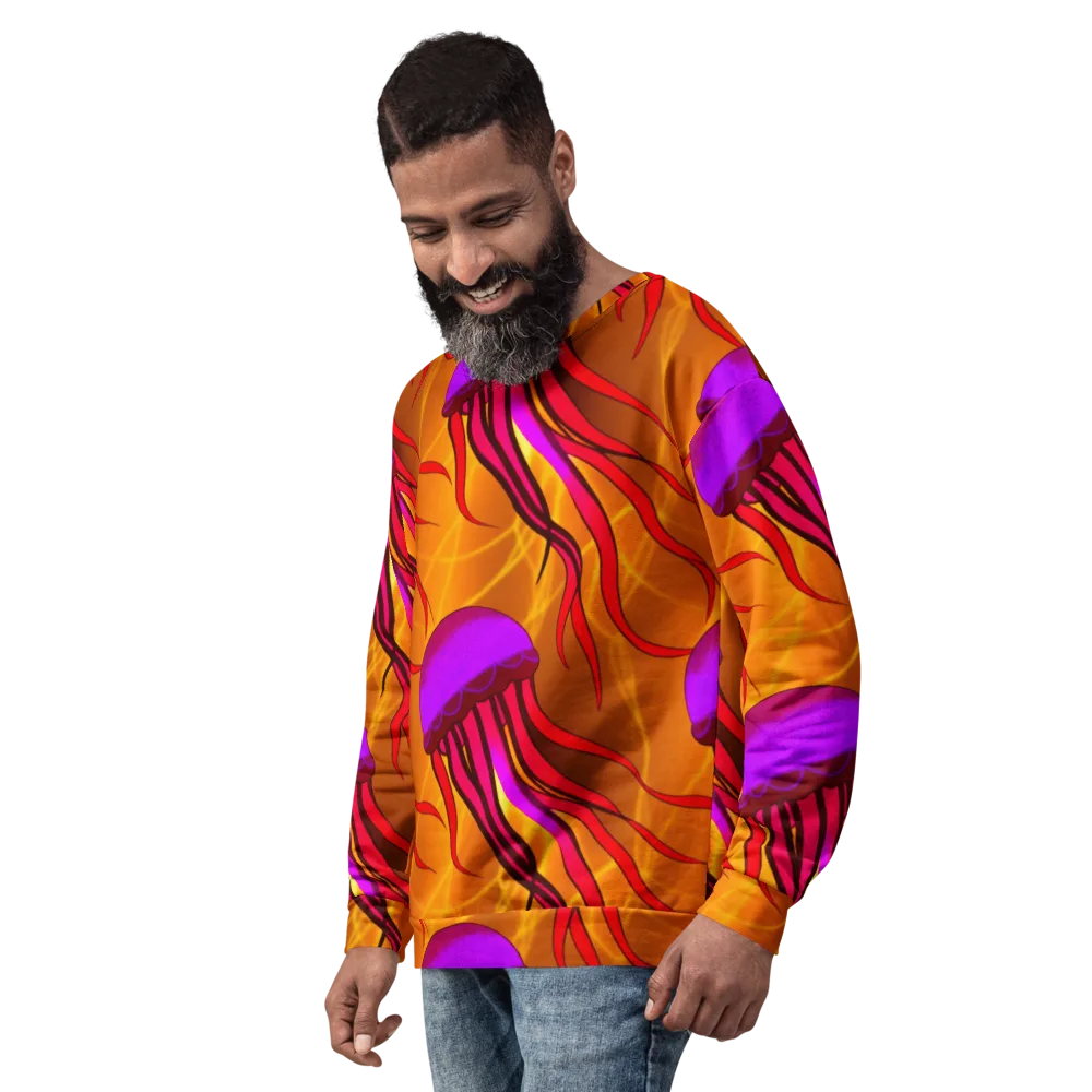 Violet Current on Sweatshirt — Left Front