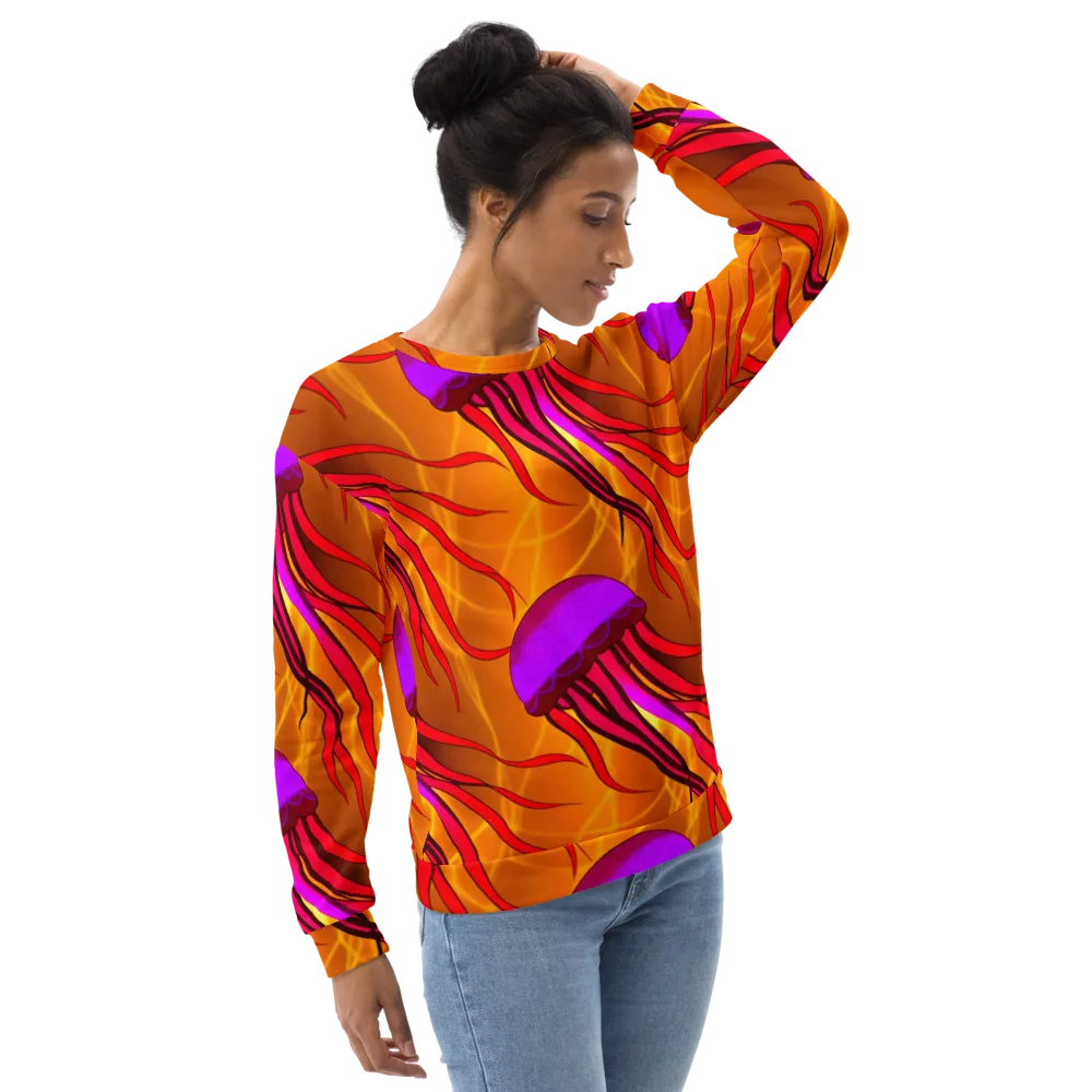 Violet Current on Sweatshirt — Right Front