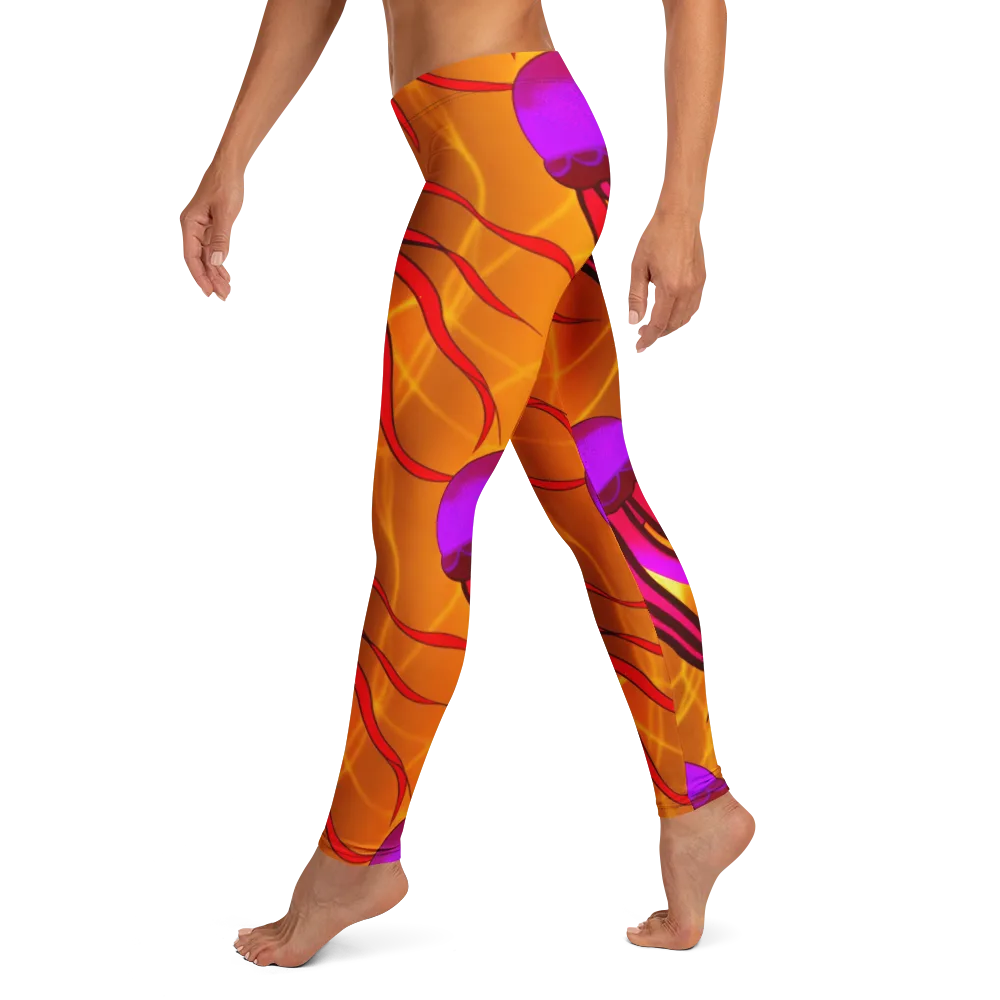 Violet Current on Leggings — Left