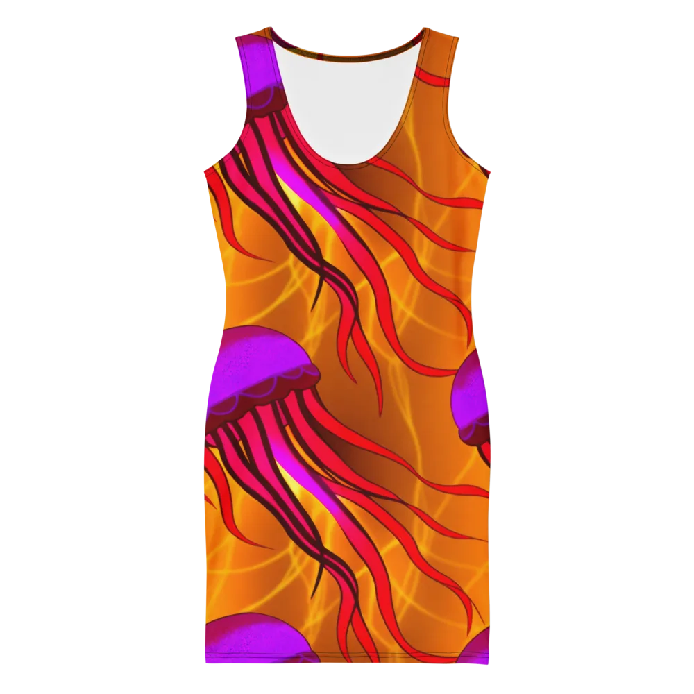 Violet Current on Bodycon Dress — Front