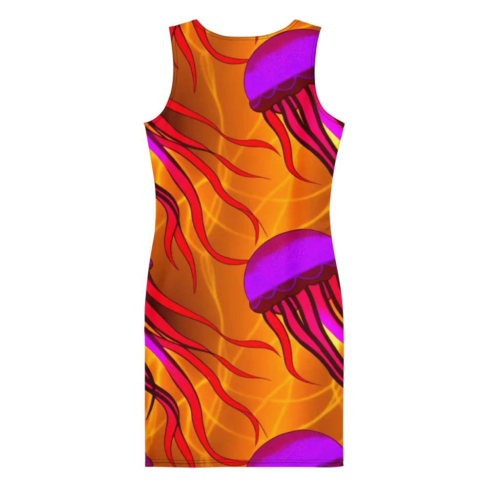 Violet Current on Bodycon Dress — Back