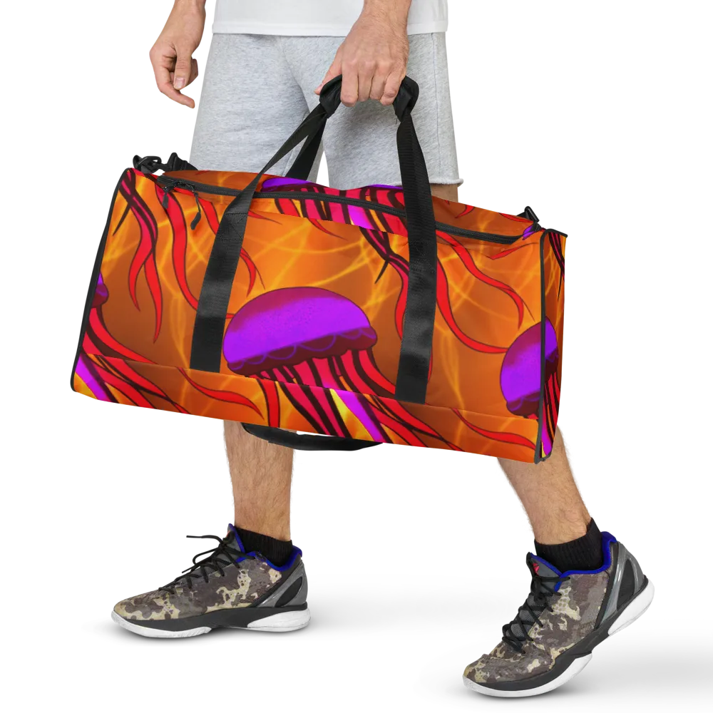 Violet Current on Duffle Bag — Front