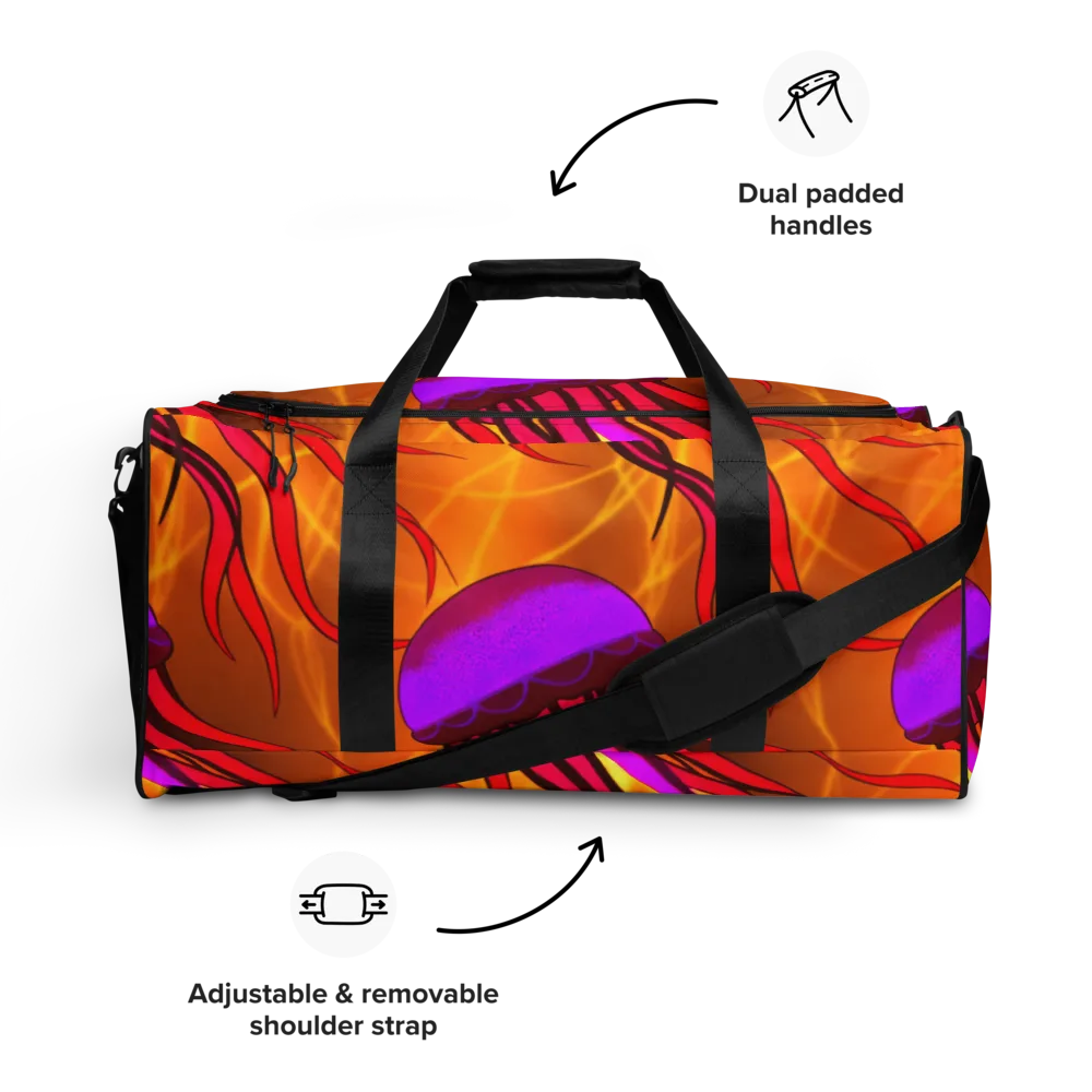Violet Current on Duffle Bag — Front