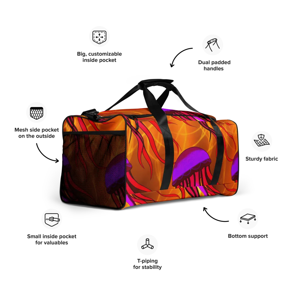 Violet Current on Duffle Bag — Right Front