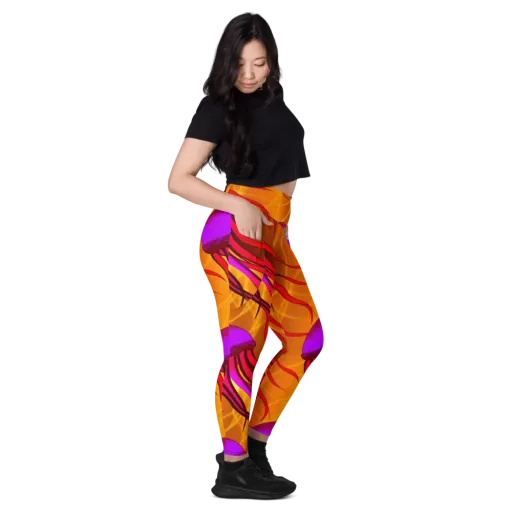 Violet Current on a Leggings with Pockets