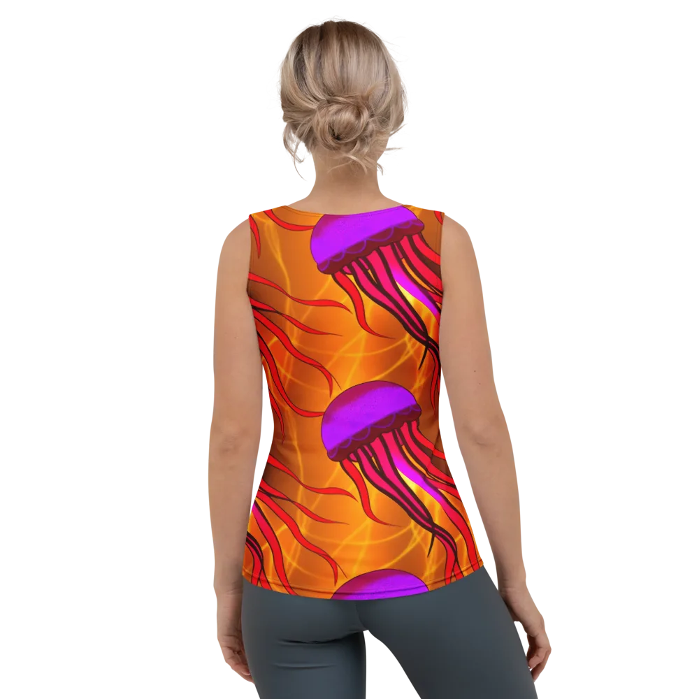 Violet Current on Women's Tank Top — Back