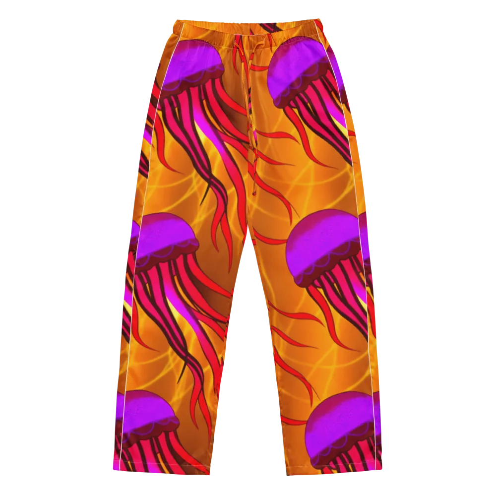 Violet Current on Women's Pajama Pants — Front