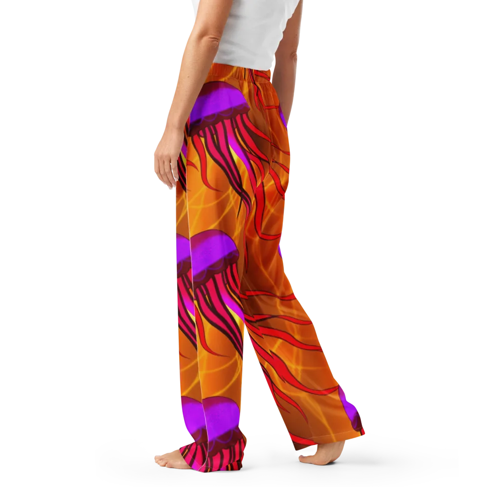 Violet Current on Women's Pajama Pants — Left