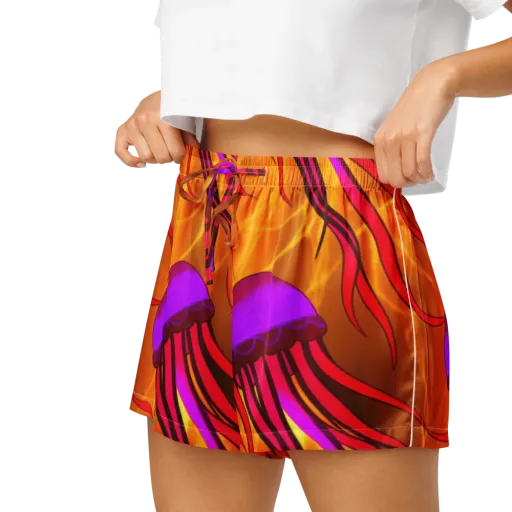 Violet Current on a Women's Pajama Shorts