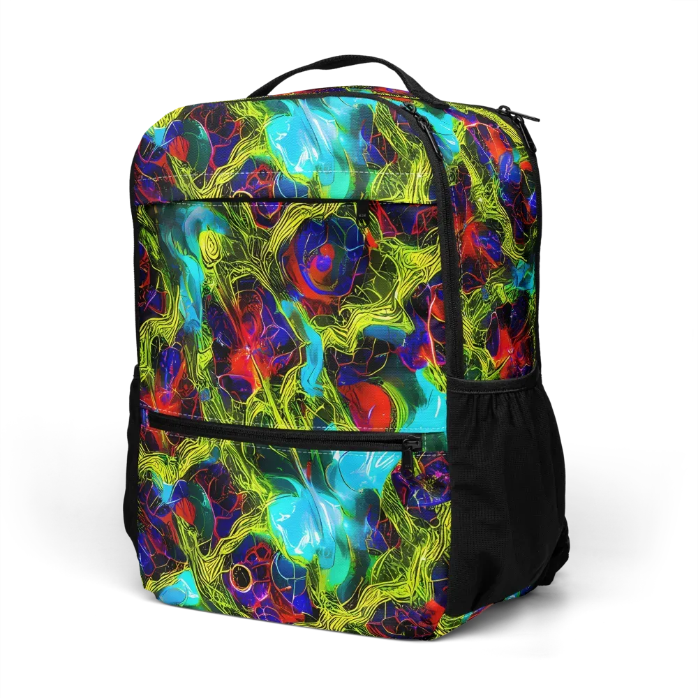 Chromatic Vines on Utility Backpack — Left Front