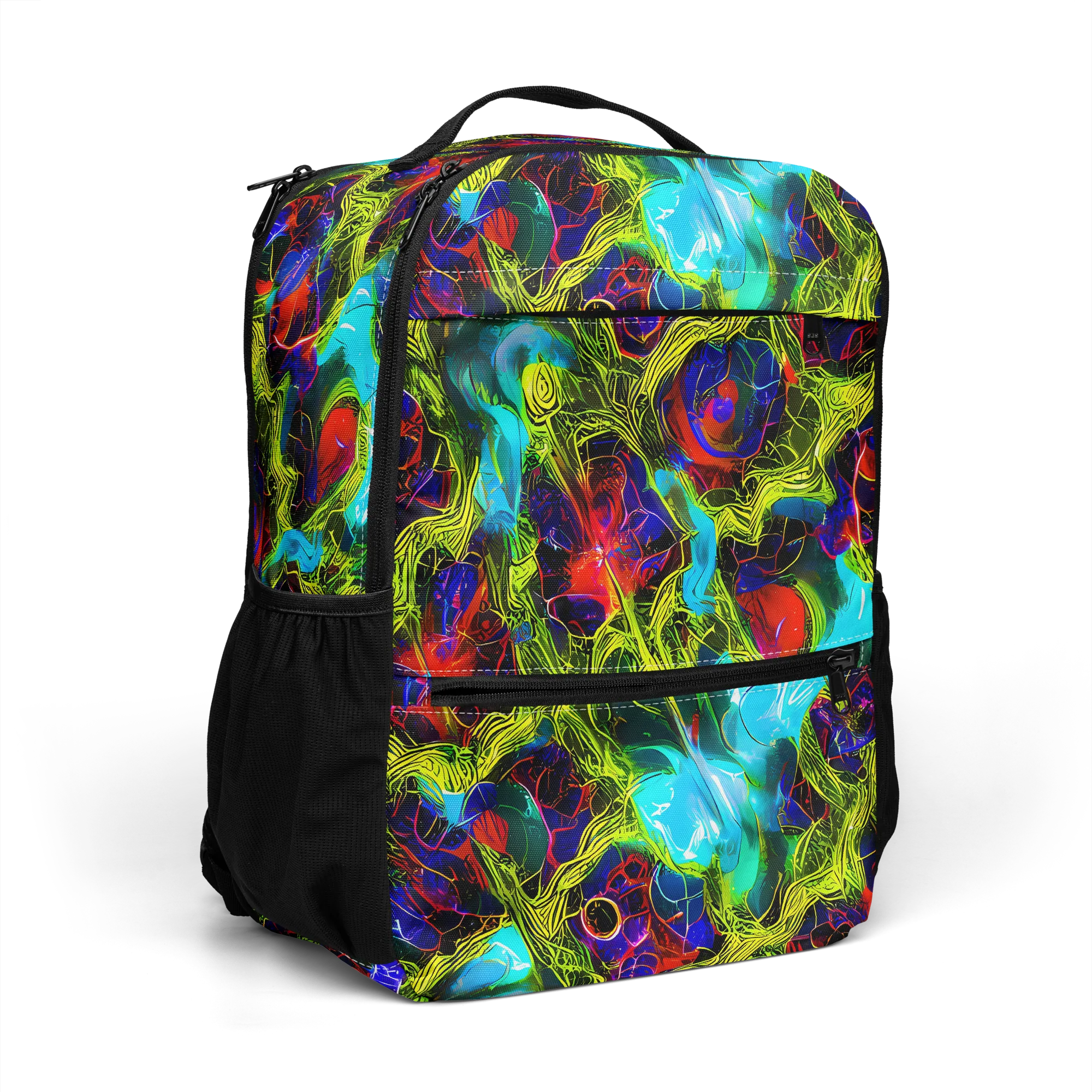 Chromatic Vines on Utility Backpack — Right Front