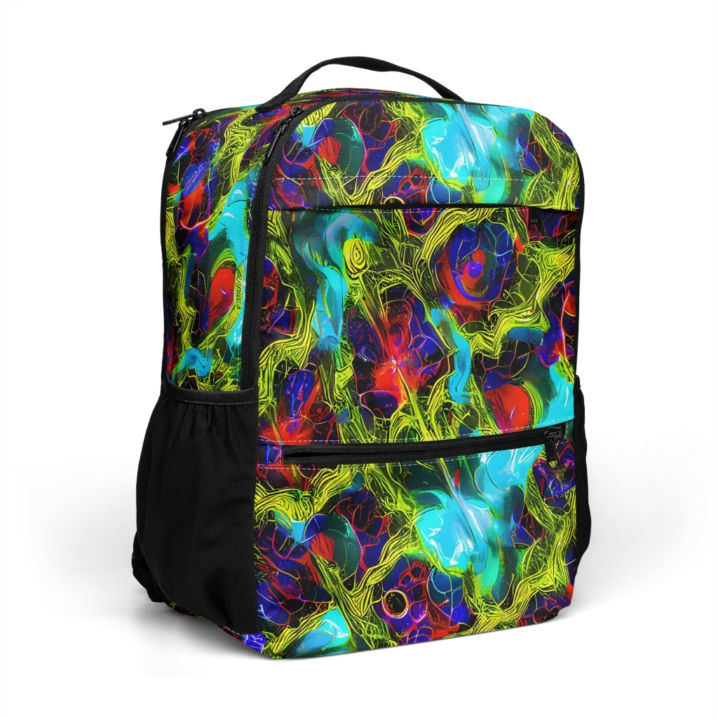 Chromatic Vines on Utility Backpack — Right Front