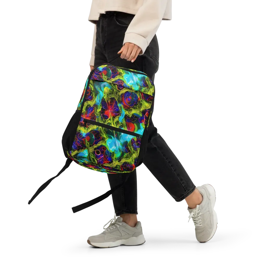 Chromatic Vines on Utility Backpack — Front