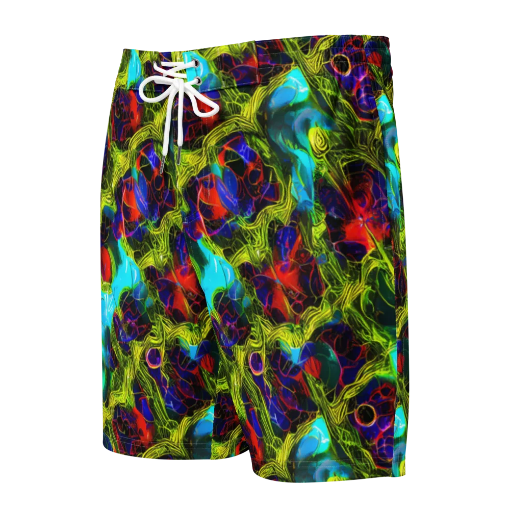 Chromatic Vines on Men's Board Shorts — Front