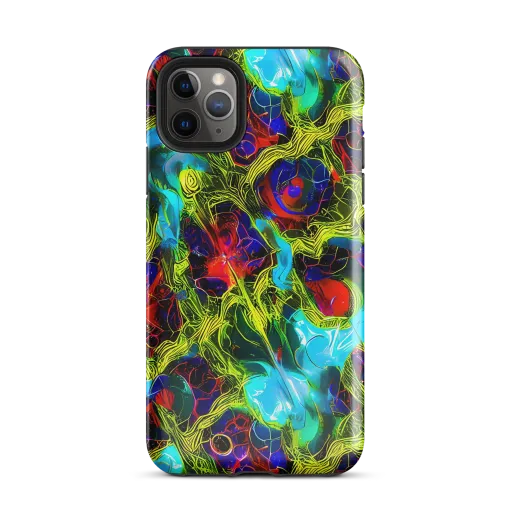Chromatic Vines on a Tough Case for iPhone®