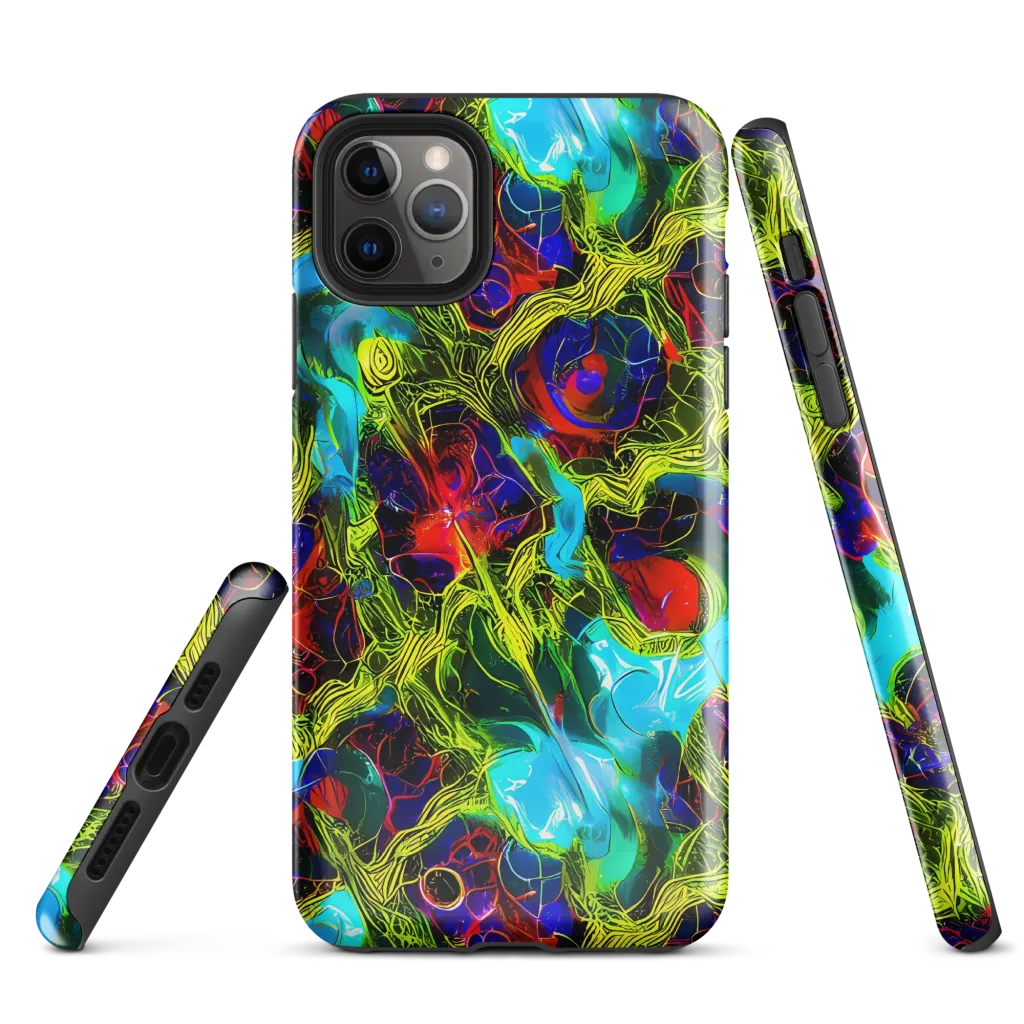Chromatic Vines on Tough Case for iPhone® — Front