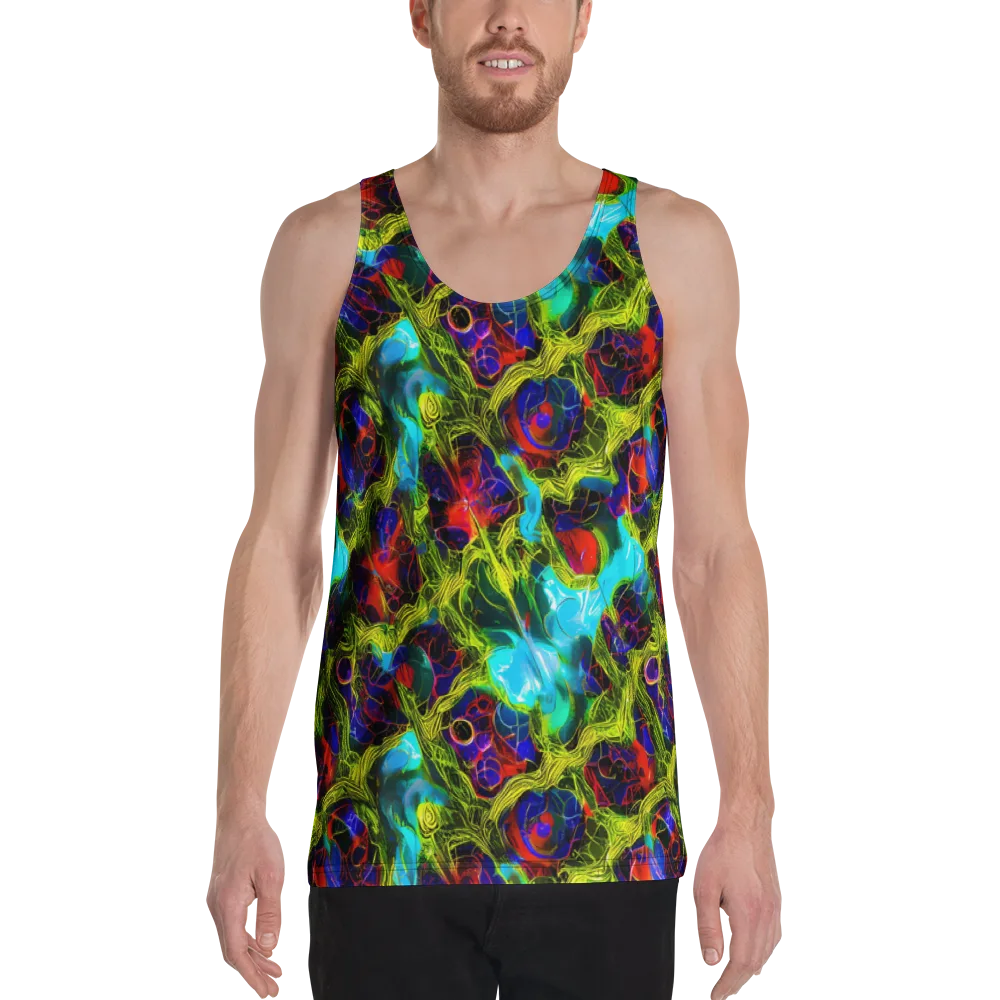Chromatic Vines on Men's Tank Top — Front