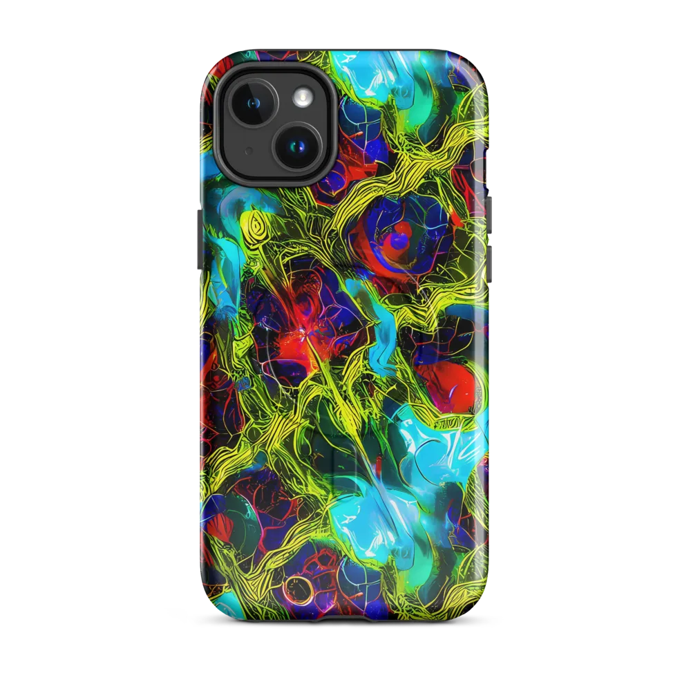 Chromatic Vines on MagSafe Tough Case for iPhone® — Front