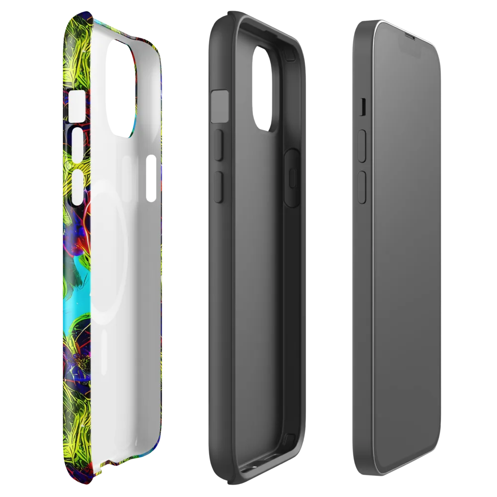 Chromatic Vines on MagSafe Tough Case for iPhone® — Front