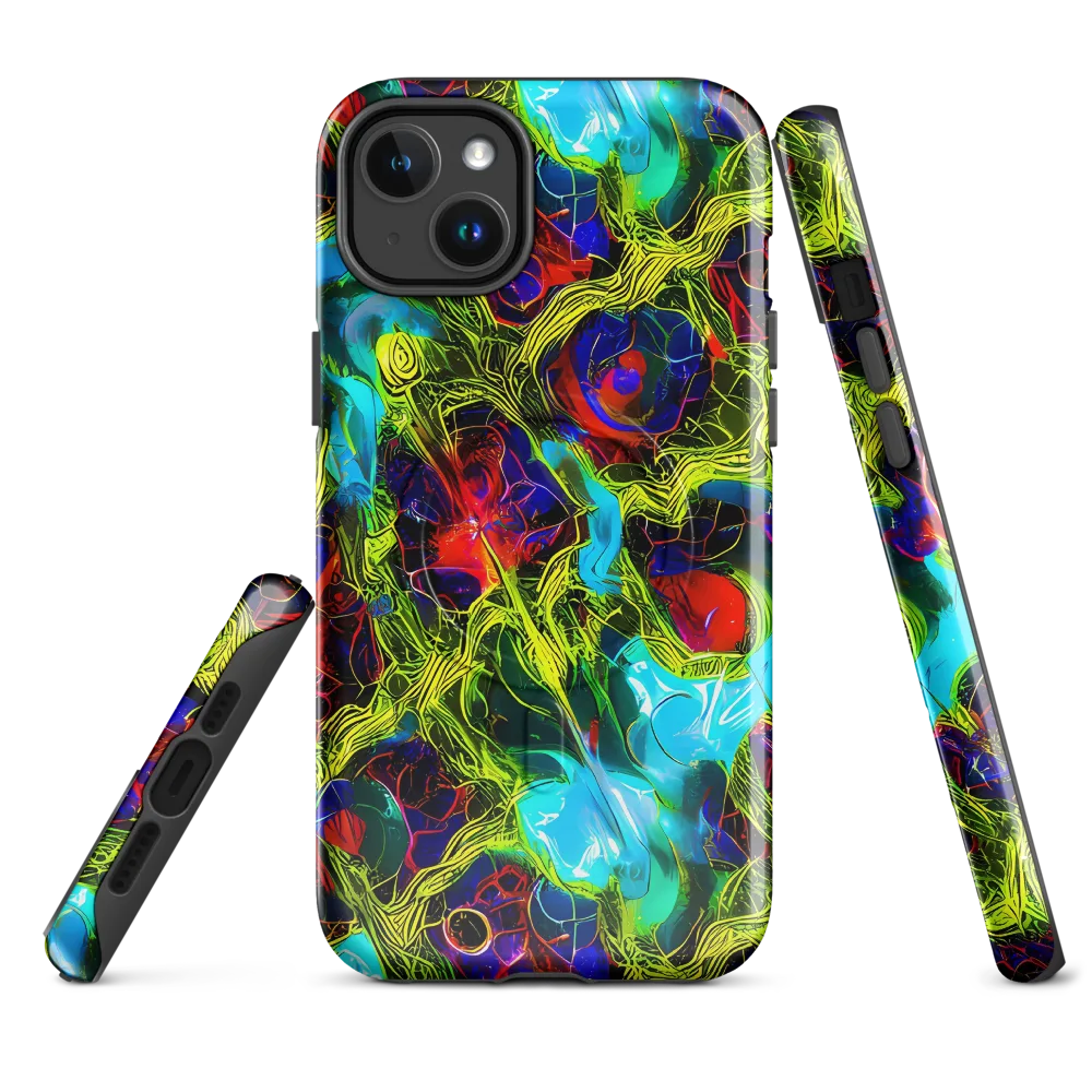 Chromatic Vines on MagSafe Tough Case for iPhone® — Front