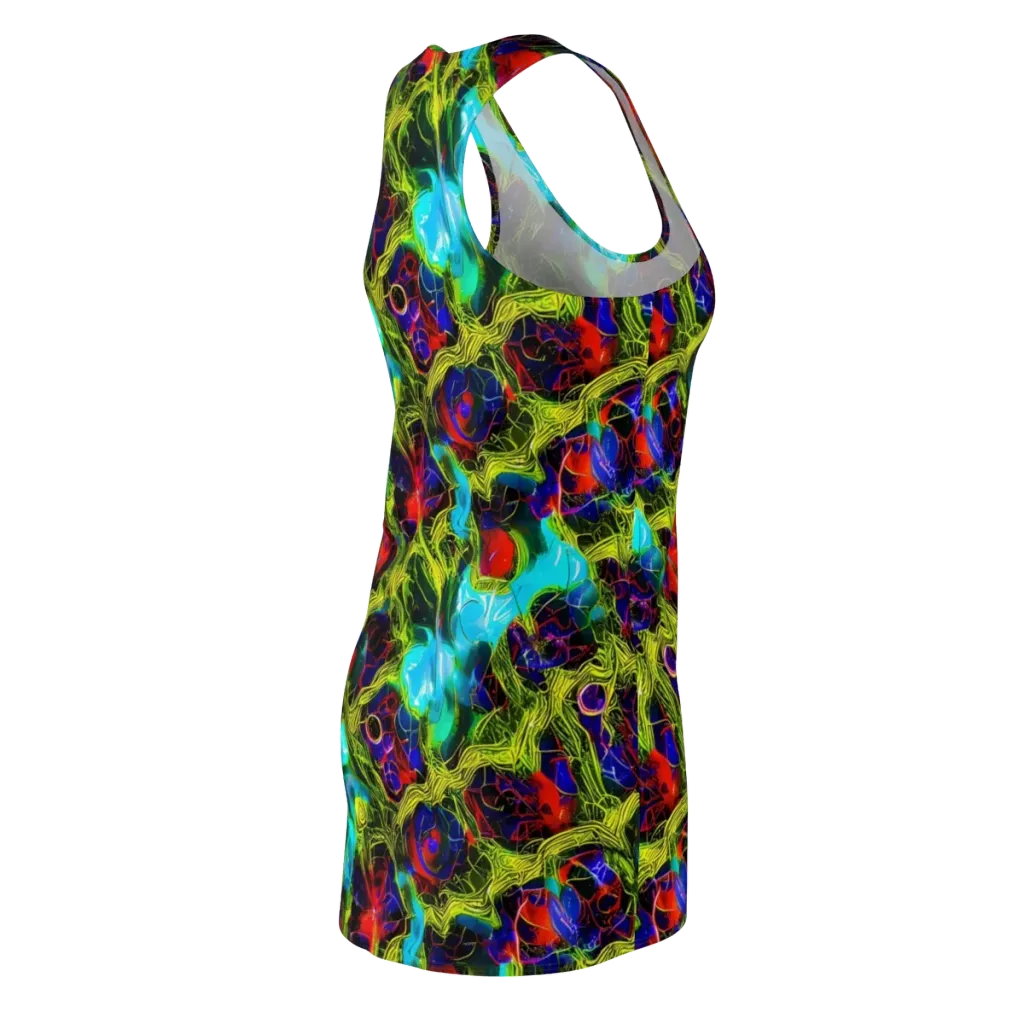 Chromatic Vines on Racerback Dress — Back Side