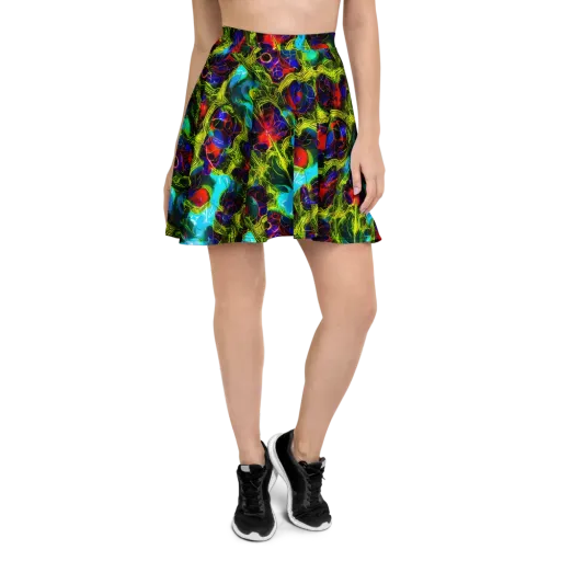 Chromatic Vines on a Skater Skirt