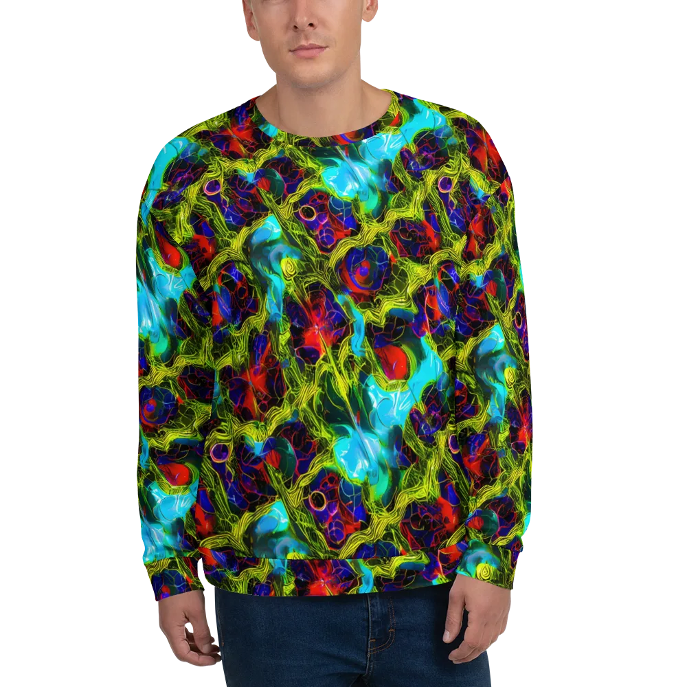 Chromatic Vines on Sweatshirt — Front