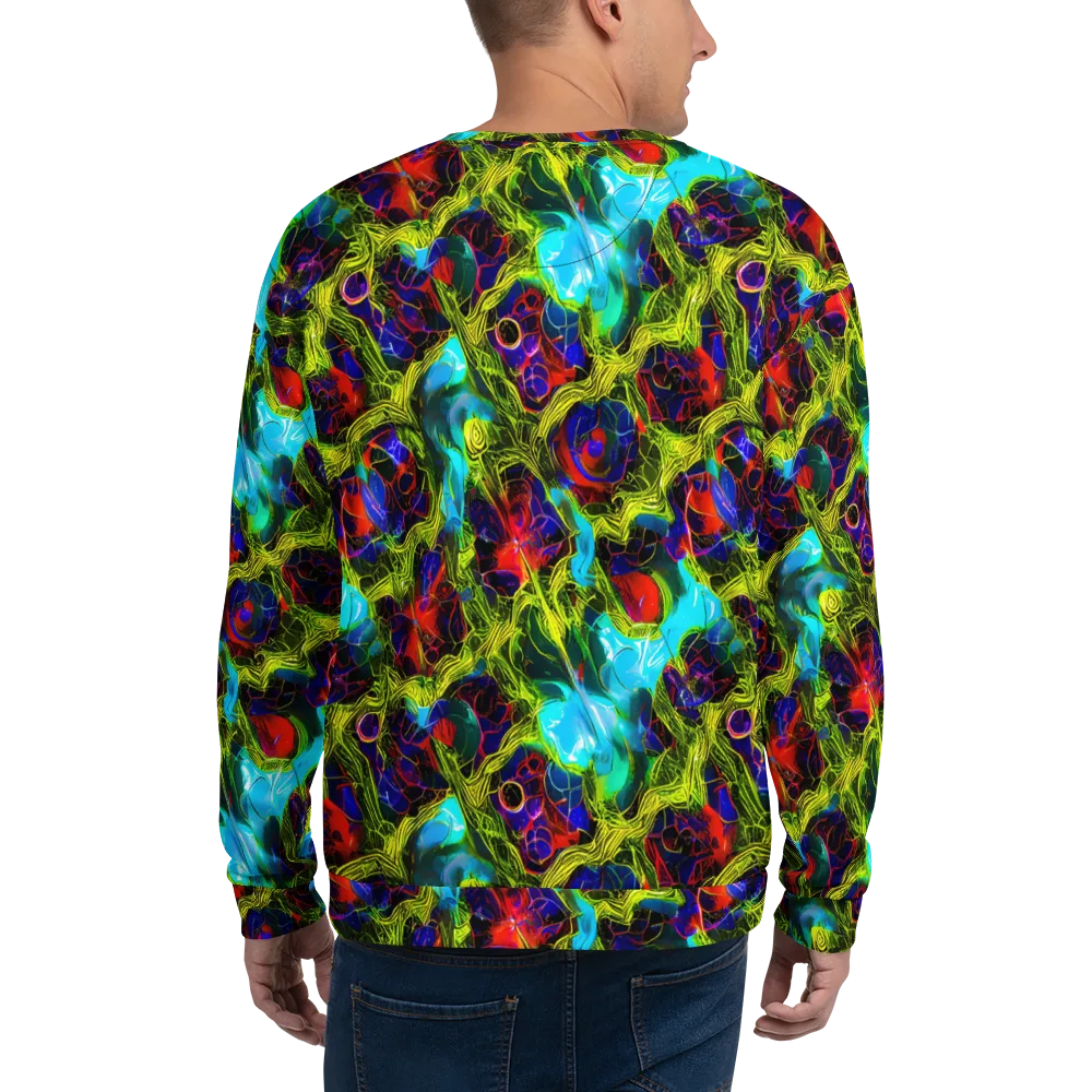 Chromatic Vines on Sweatshirt — Back