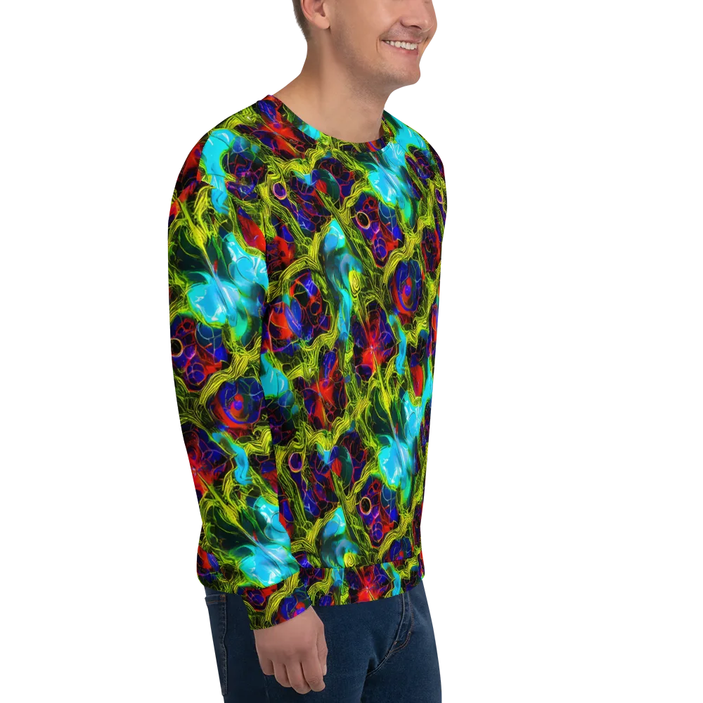 Chromatic Vines on Sweatshirt — Right Front