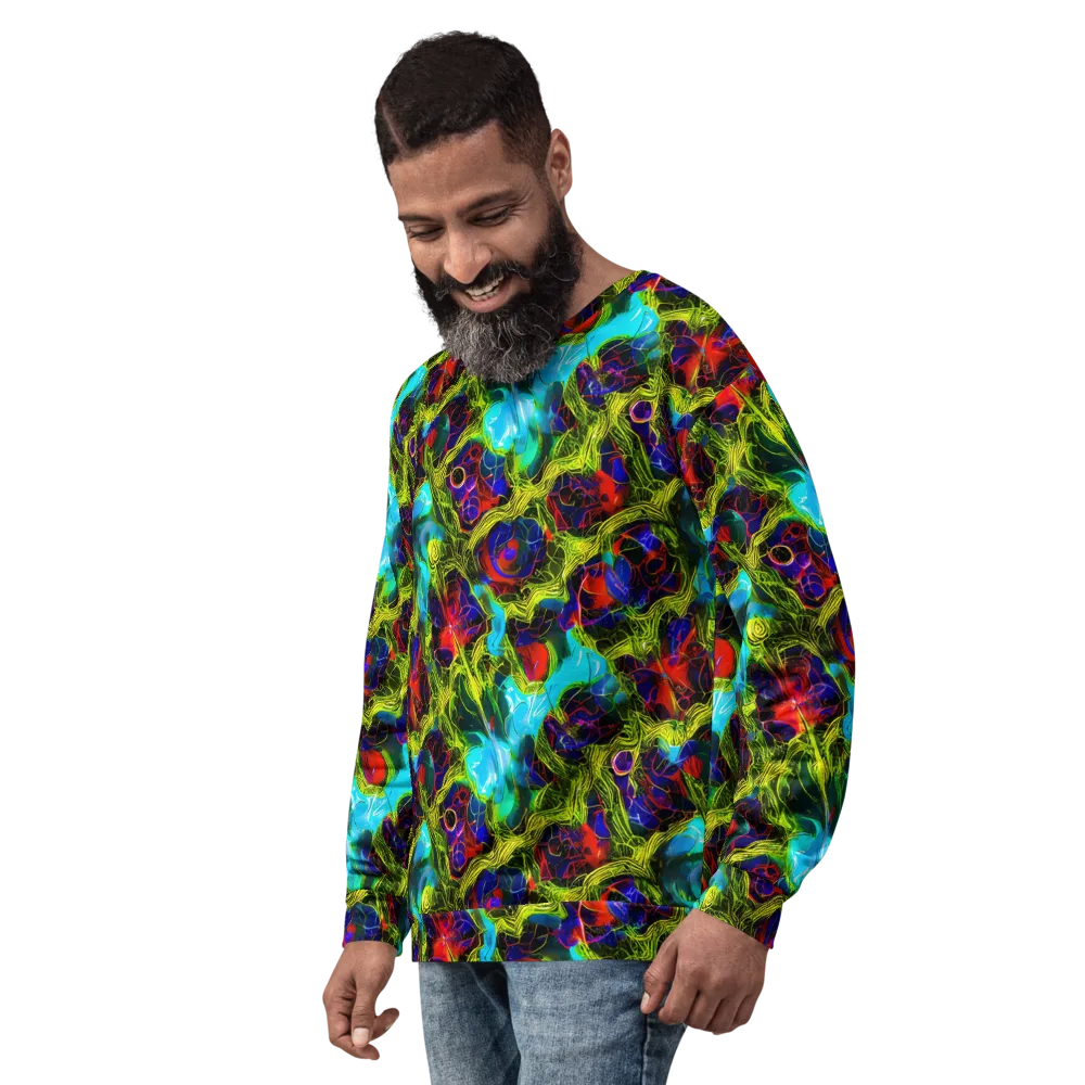 Chromatic Vines on Sweatshirt — Left Front