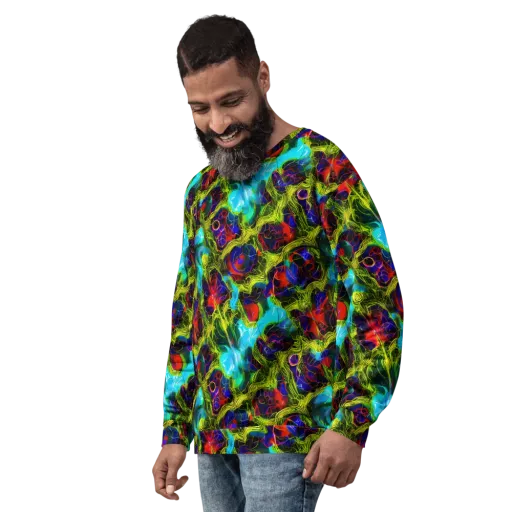 Chromatic Vines on a Sweatshirt