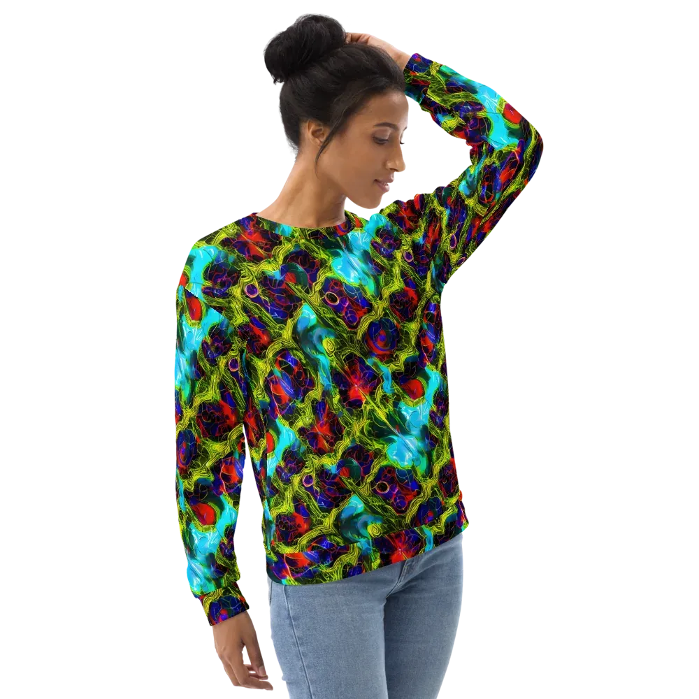 Chromatic Vines on Sweatshirt — Right Front
