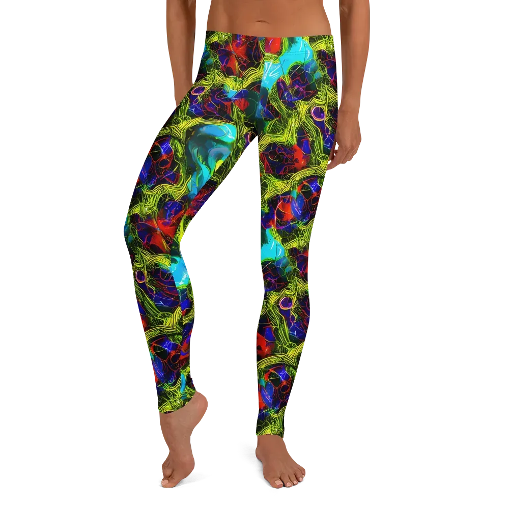 Chromatic Vines on Leggings — Front