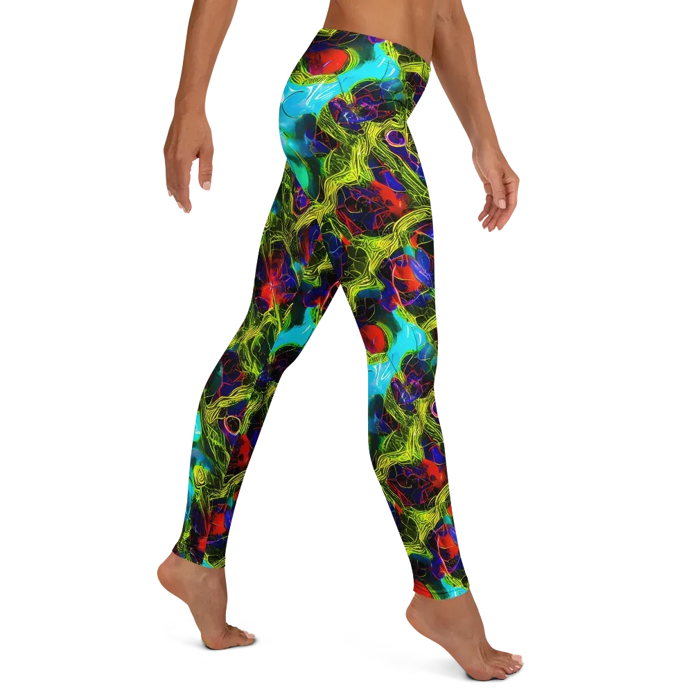 Chromatic Vines on Leggings — Right