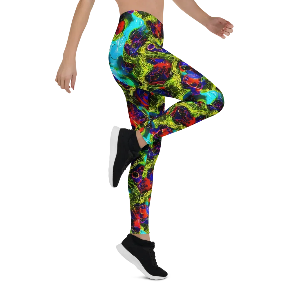 Chromatic Vines on Leggings — Right