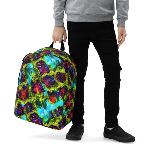 Chromatic Vines on a Minimalist Backpack
