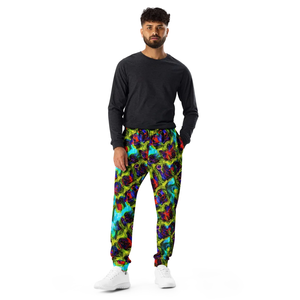 Chromatic Vines on Men's Joggers — Front