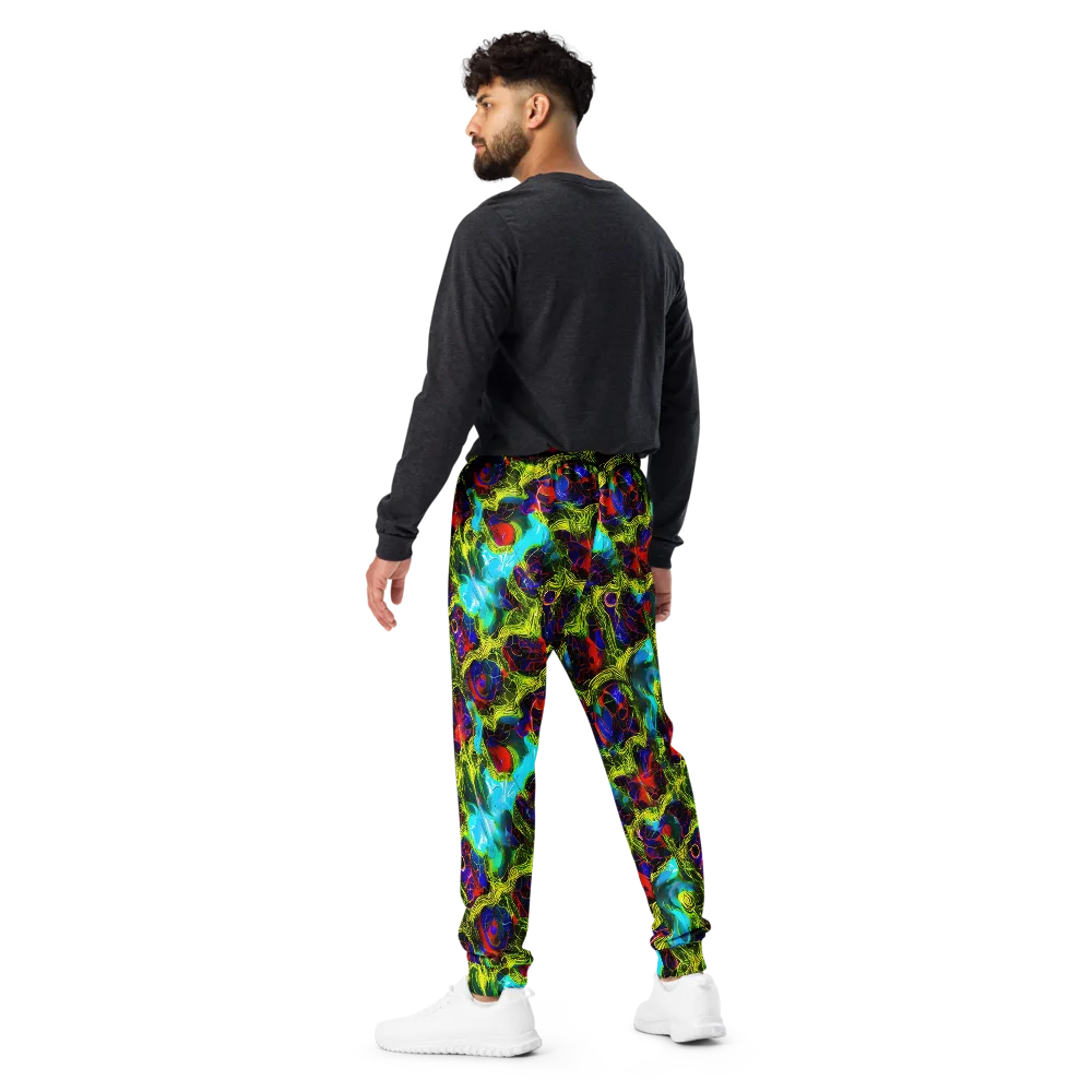Chromatic Vines on Men's Joggers — Back