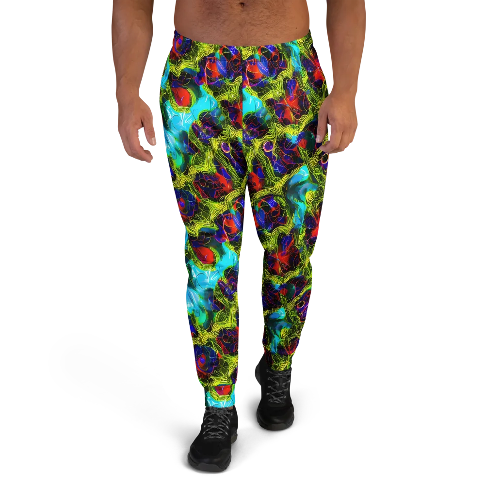 Chromatic Vines on Men's Joggers — Front