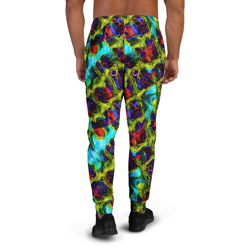Chromatic Vines on Men's Joggers — Back