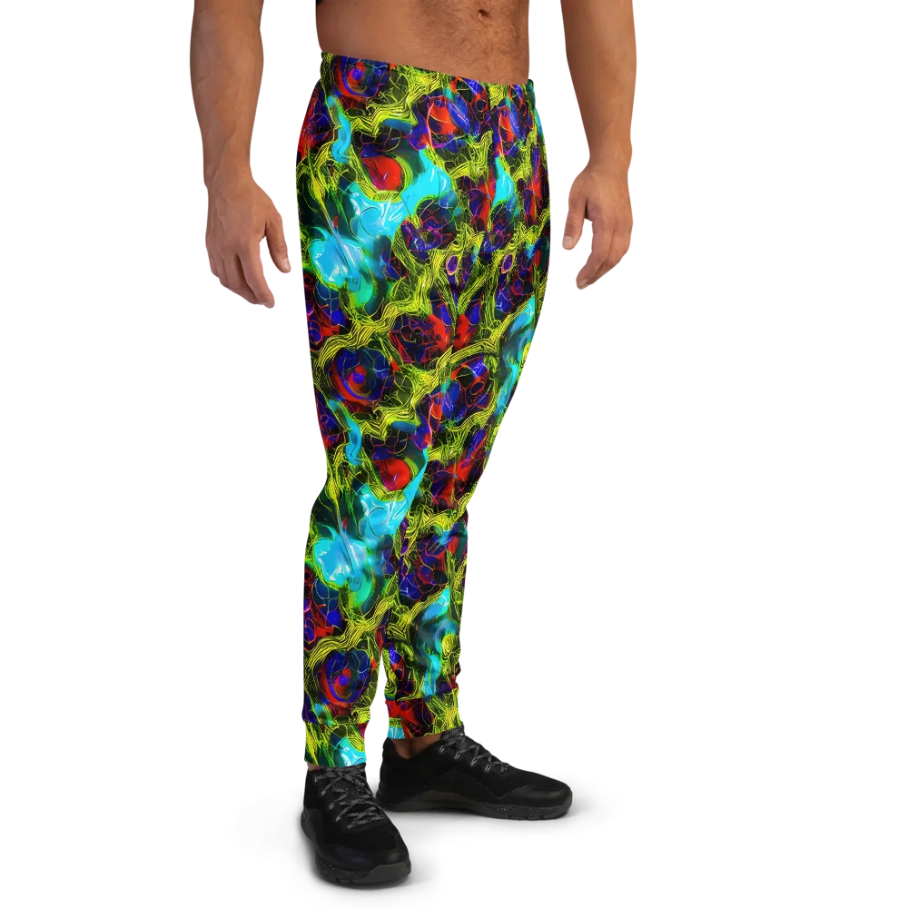 Chromatic Vines on Men's Joggers — Right