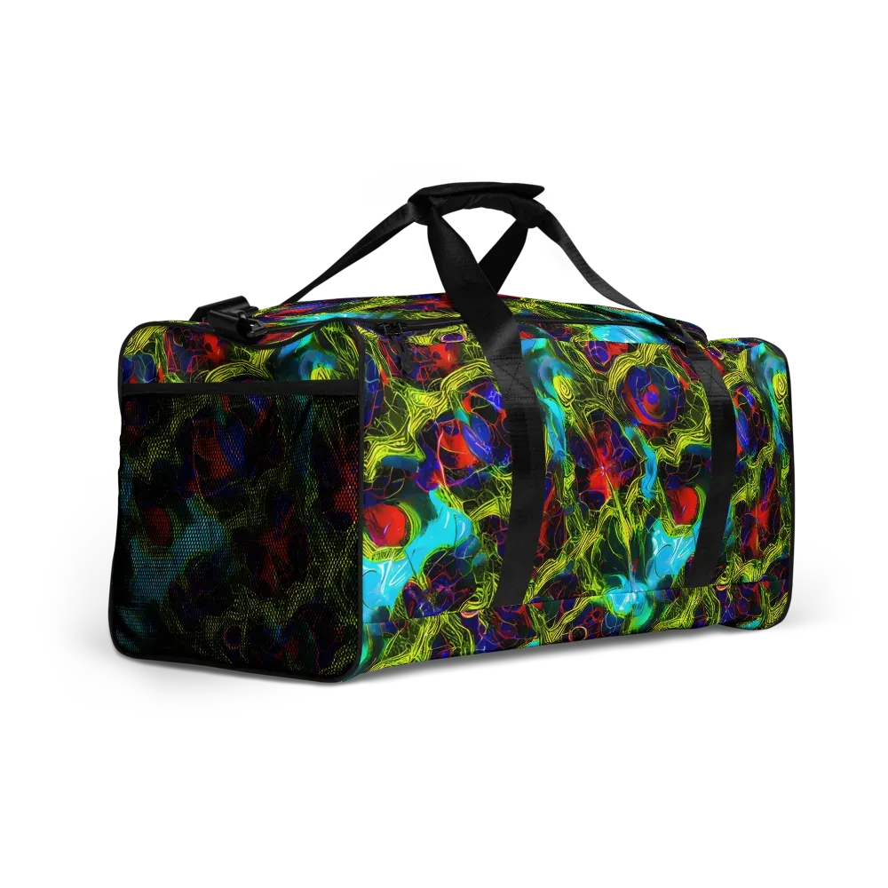 Chromatic Vines on Duffle Bag — Right Front