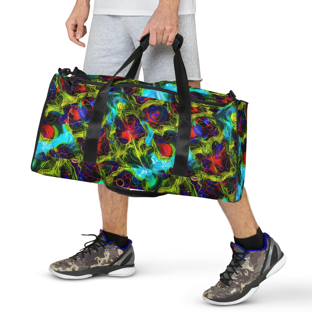 Chromatic Vines on Duffle Bag — Front
