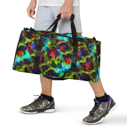 Chromatic Vines on a Duffle Bag