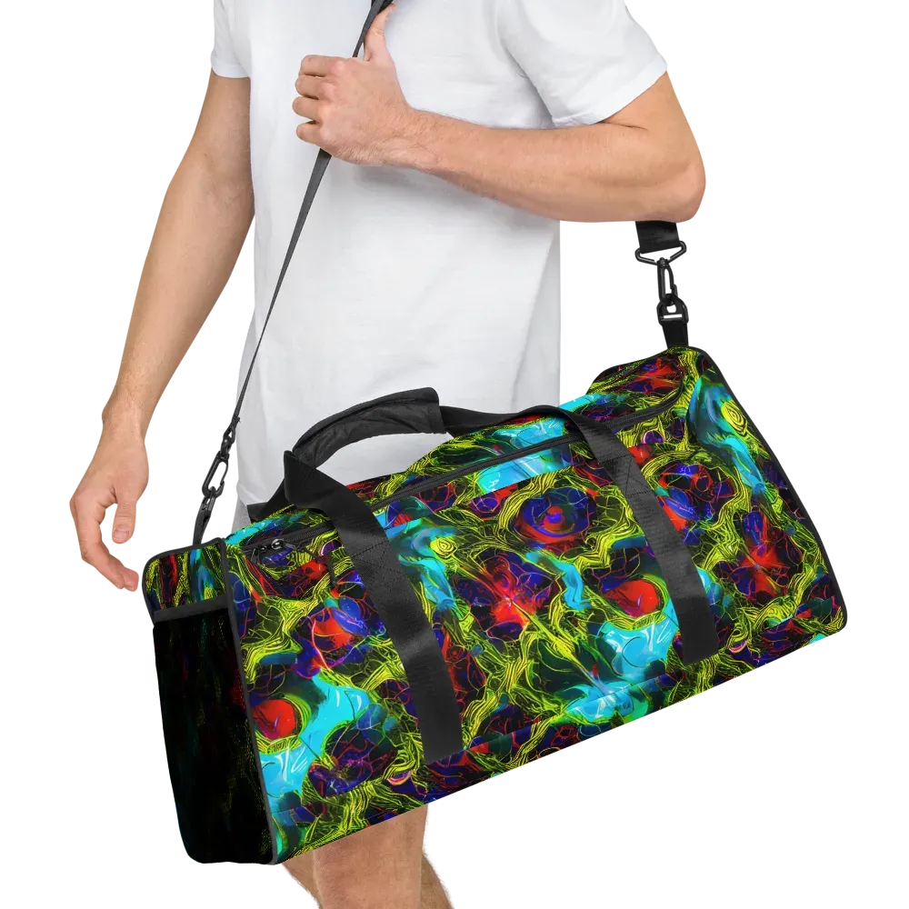 Chromatic Vines on Duffle Bag — Right Front